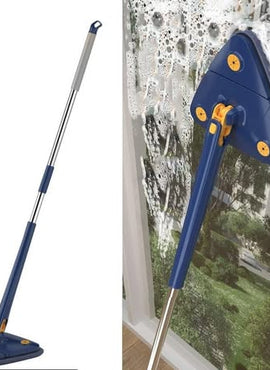 360° Rotating Triangle Mop – Corner Cleaning Floor Mop