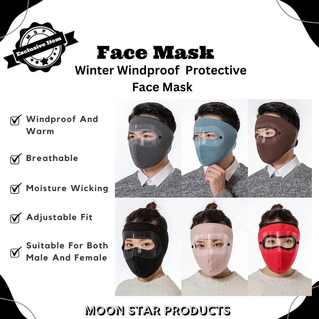 Winter Thermal Face Mask Balaclava – Windproof, Breathable & Warm for Outdoor Use