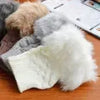 Fashion Women Faux Rebbit Fur Gloves Hand